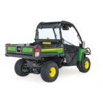 GATOR HPX815E profil latéral montrant benne 454 kg et arceau de protection