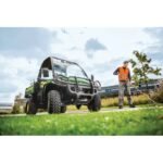 Vue arrière GATOR HPX815E éclairage arrière et doublure anti-abrasion de la benne