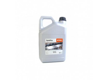 huile-synthplus-5-litres-pour-chaine-de-tronconneuse-stihl Bidon huile de chaîne STIHL Synthplus 5L - huile adhésive partiellement synthétique anti-résinification