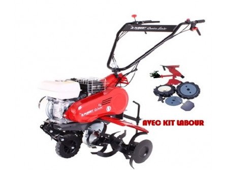 Motoculteur Pubert Quatro Senior 60 HD - Efficacité Optimale pour Grands Jardins