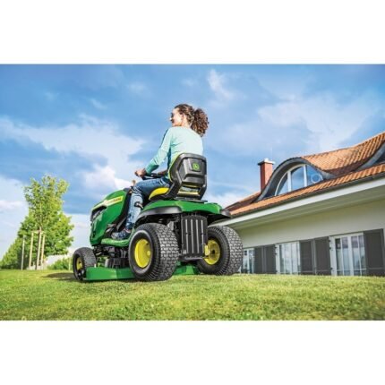 John Deere X127 tableau de bord siège réglable et commande hydrostatique pour confort