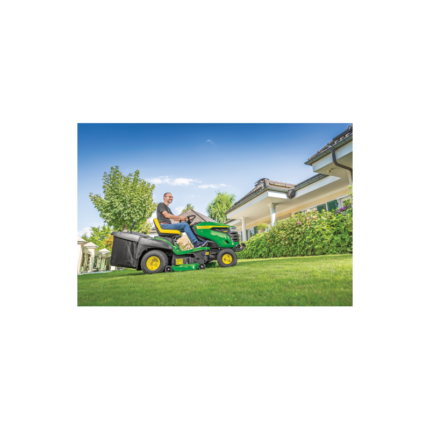 Tondeuse X167R poste de conduite siège surélevé ergonomique