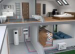 Photo Ariston Nimbus Plus 80 ST NET R32 compresseur Inverter et design