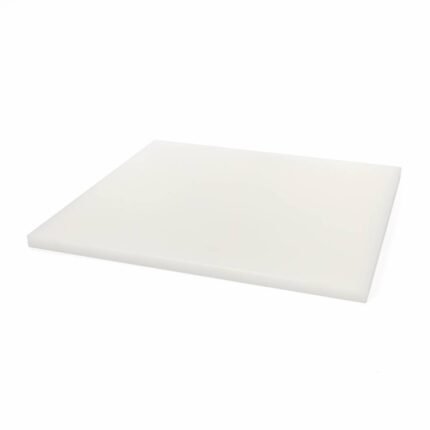Plaque de remplissage MVAC 450 PP 500x460x19 mm en polypropylène alimentaire, surface lisse et résistante