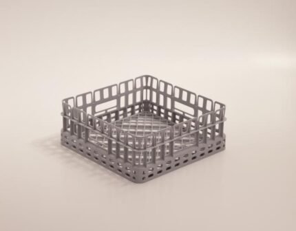 Égouttoir à assiettes en verre compatible lave-vaisselle – 40 x 40 cm